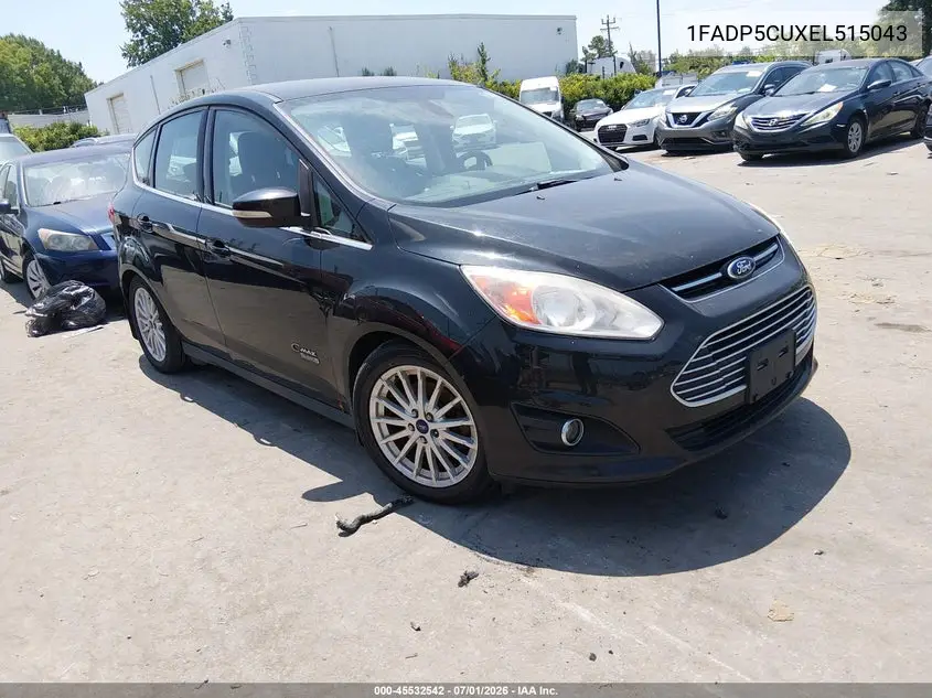 2014 Ford C-Max Energi Sel VIN: 1FADP5CUXEL515043 Lot: 45532542