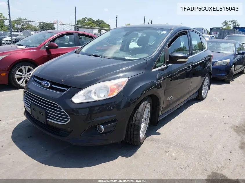 2014 Ford C-Max Energi Sel VIN: 1FADP5CUXEL515043 Lot: 45532542