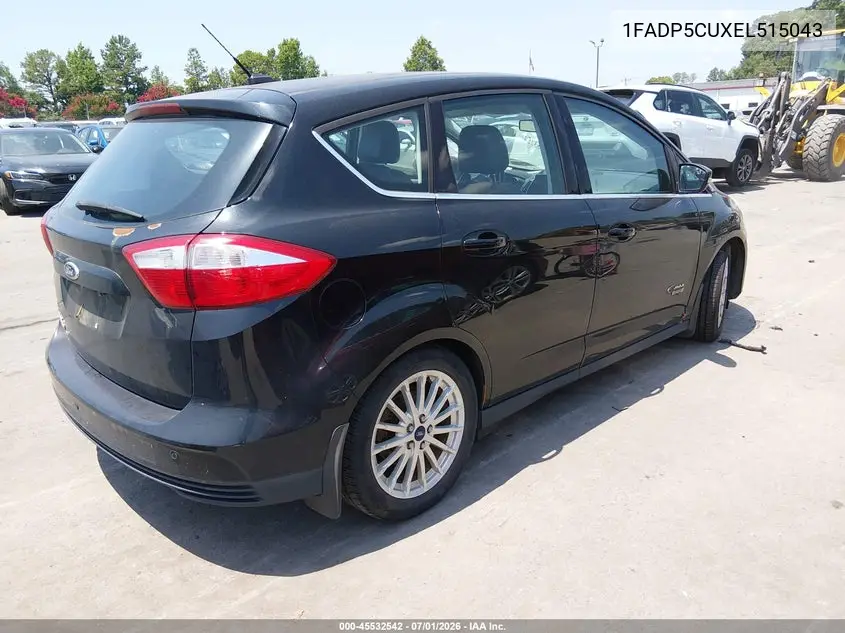 2014 Ford C-Max Energi Sel VIN: 1FADP5CUXEL515043 Lot: 45532542