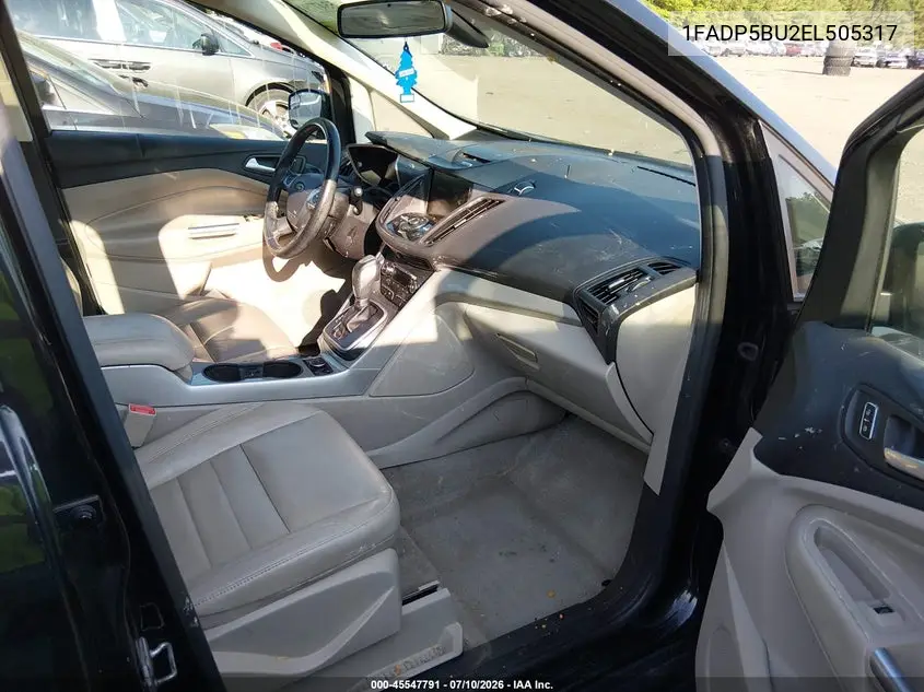 2014 Ford C-Max Hybrid Sel VIN: 1FADP5BU2EL505317 Lot: 45547791