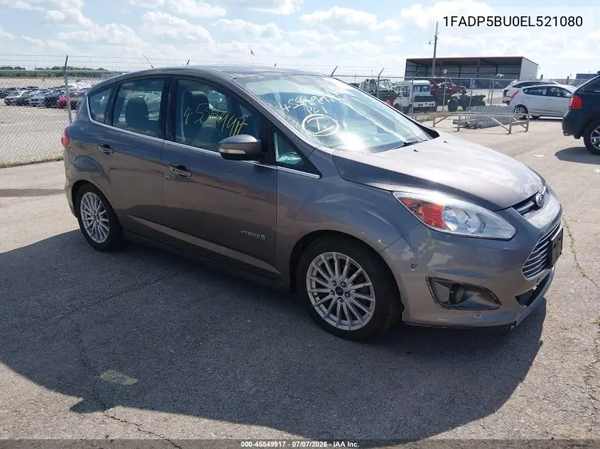 2014 Ford C-Max Hybrid Sel VIN: 1FADP5BU0EL521080 Lot: 45549917