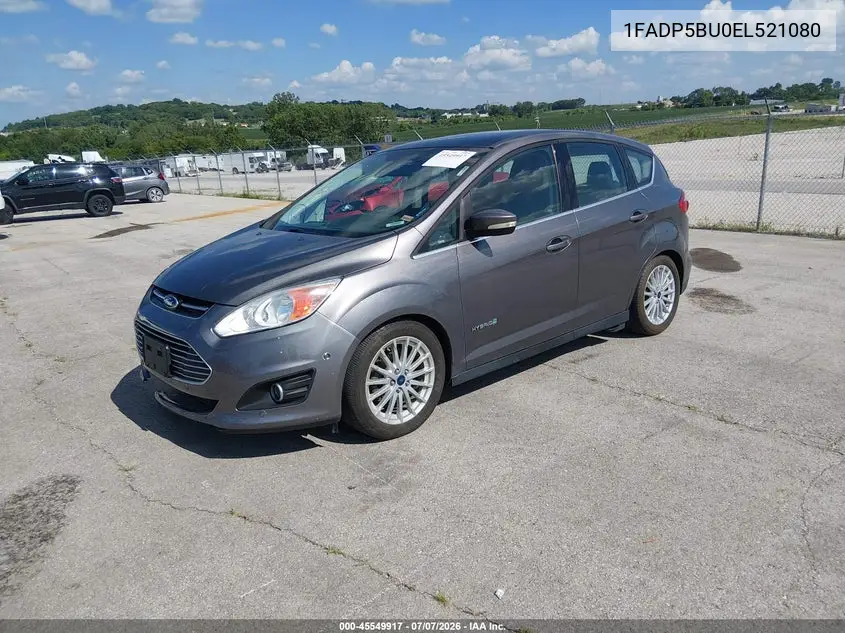 2014 Ford C-Max Hybrid Sel VIN: 1FADP5BU0EL521080 Lot: 45549917