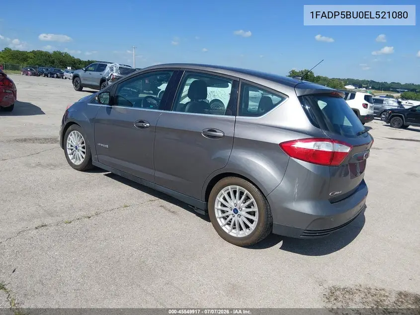 2014 Ford C-Max Hybrid Sel VIN: 1FADP5BU0EL521080 Lot: 45549917