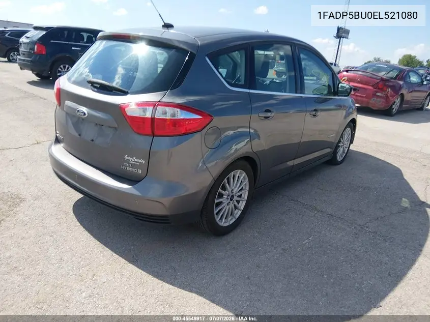 2014 Ford C-Max Hybrid Sel VIN: 1FADP5BU0EL521080 Lot: 45549917