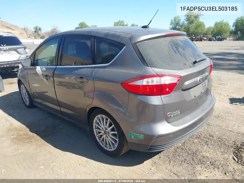 2014 Ford C-Max Energi Sel VIN: 1FADP5CU3EL503185 Lot: 45568112