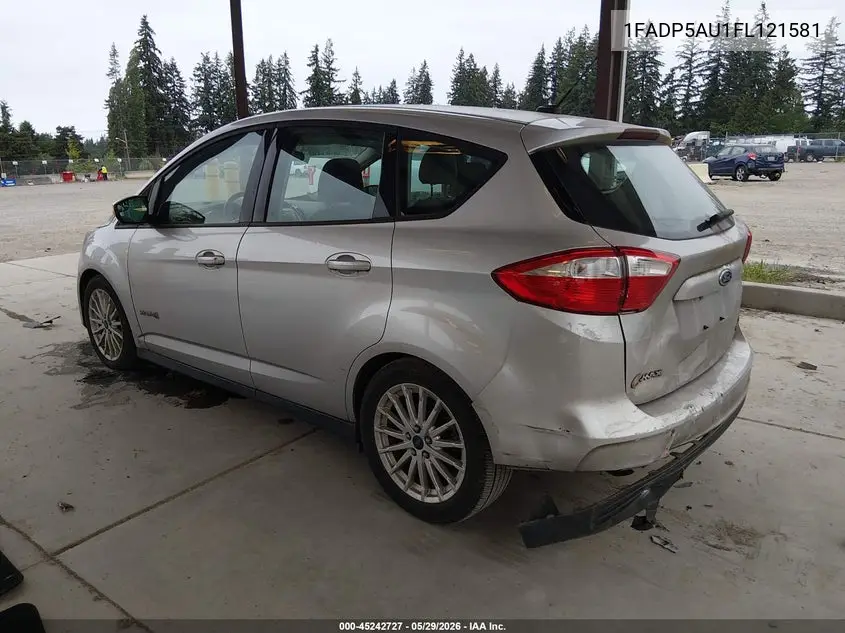 2015 Ford C-Max Hybrid Se VIN: 1FADP5AU1FL121581 Lot: 45242727