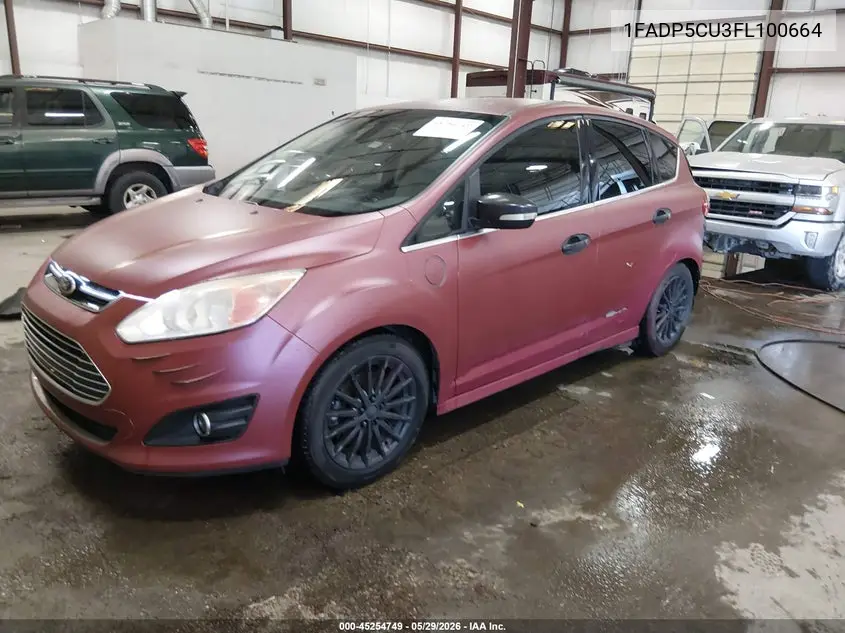 2015 Ford C-Max Energi Sel VIN: 1FADP5CU3FL100664 Lot: 45254749
