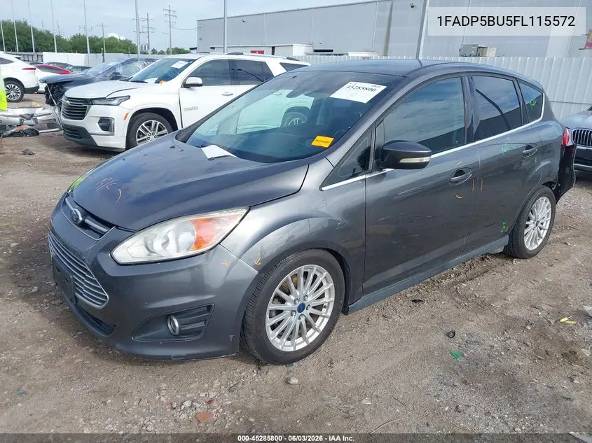 2015 Ford C-Max Hybrid Sel VIN: 1FADP5BU5FL115572 Lot: 45285800