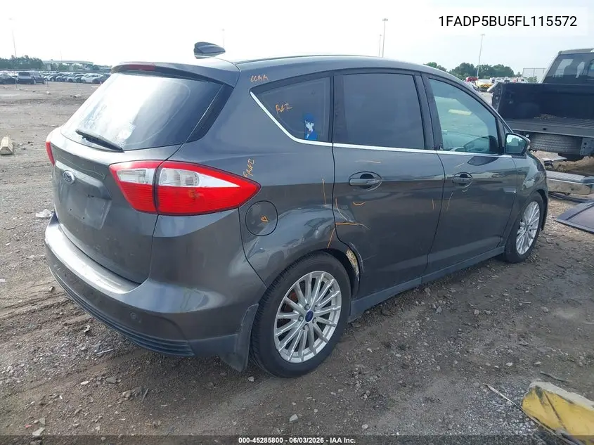 2015 Ford C-Max Hybrid Sel VIN: 1FADP5BU5FL115572 Lot: 45285800