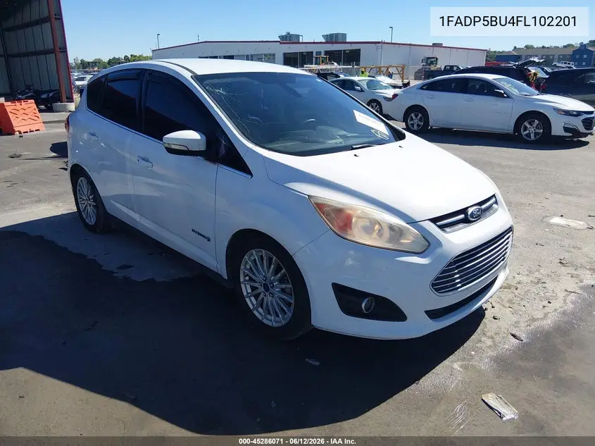 2015 Ford C-Max Hybrid Sel VIN: 1FADP5BU4FL102201 Lot: 45286071
