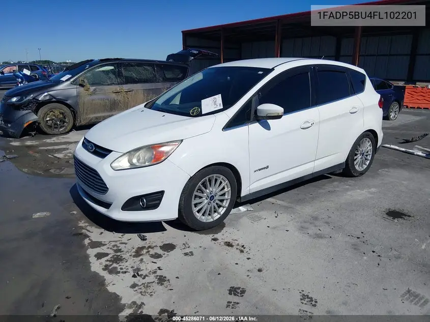 2015 Ford C-Max Hybrid Sel VIN: 1FADP5BU4FL102201 Lot: 45286071
