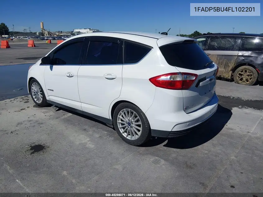 2015 Ford C-Max Hybrid Sel VIN: 1FADP5BU4FL102201 Lot: 45286071