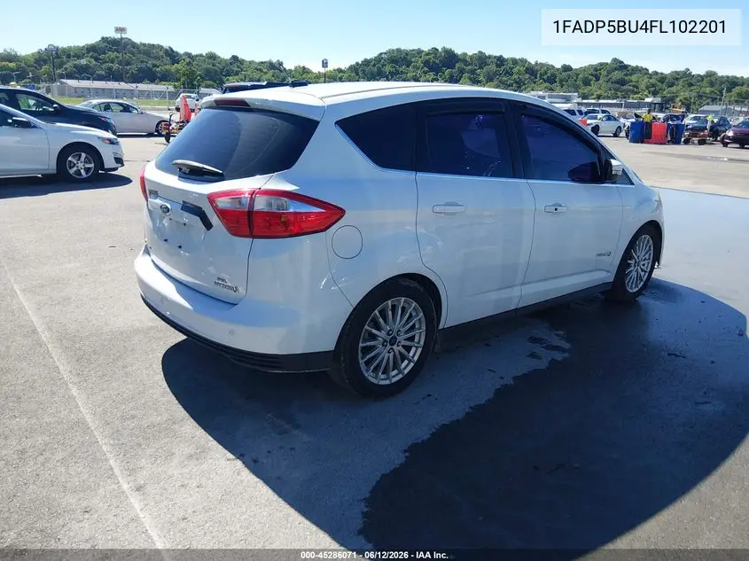 2015 Ford C-Max Hybrid Sel VIN: 1FADP5BU4FL102201 Lot: 45286071