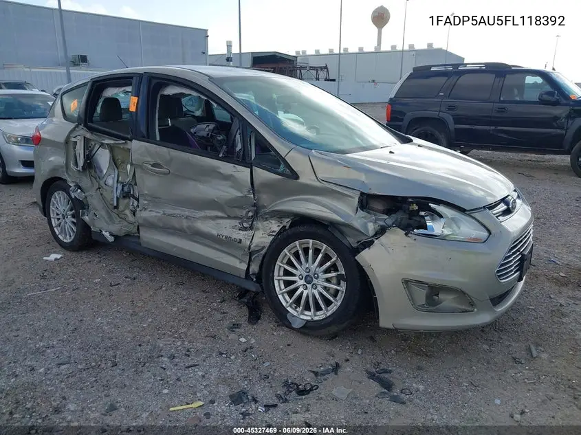 2015 Ford C-Max Hybrid Se VIN: 1FADP5AU5FL118392 Lot: 45327469