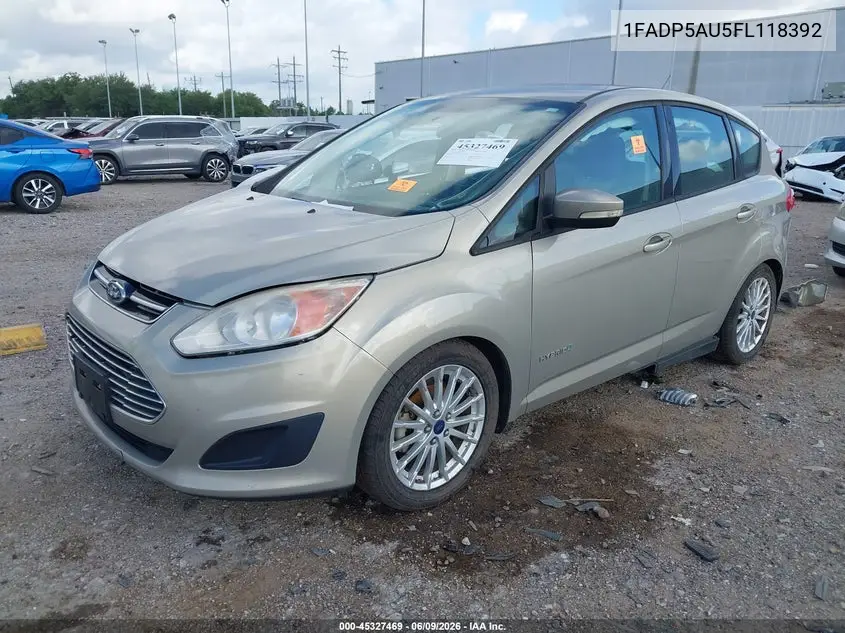 2015 Ford C-Max Hybrid Se VIN: 1FADP5AU5FL118392 Lot: 45327469
