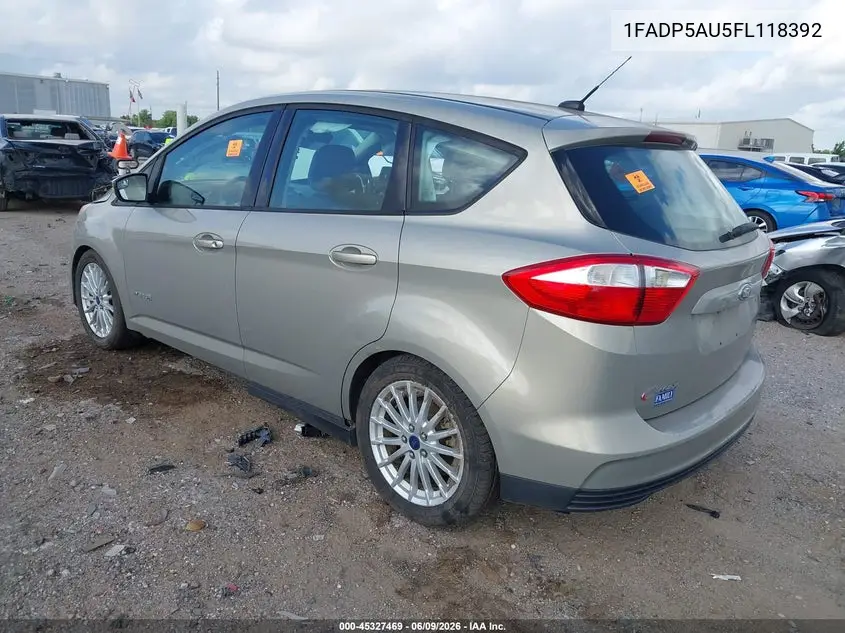 2015 Ford C-Max Hybrid Se VIN: 1FADP5AU5FL118392 Lot: 45327469