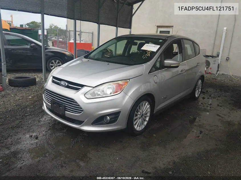 2015 Ford C-Max Energi Sel VIN: 1FADP5CU4FL121751 Lot: 45335307