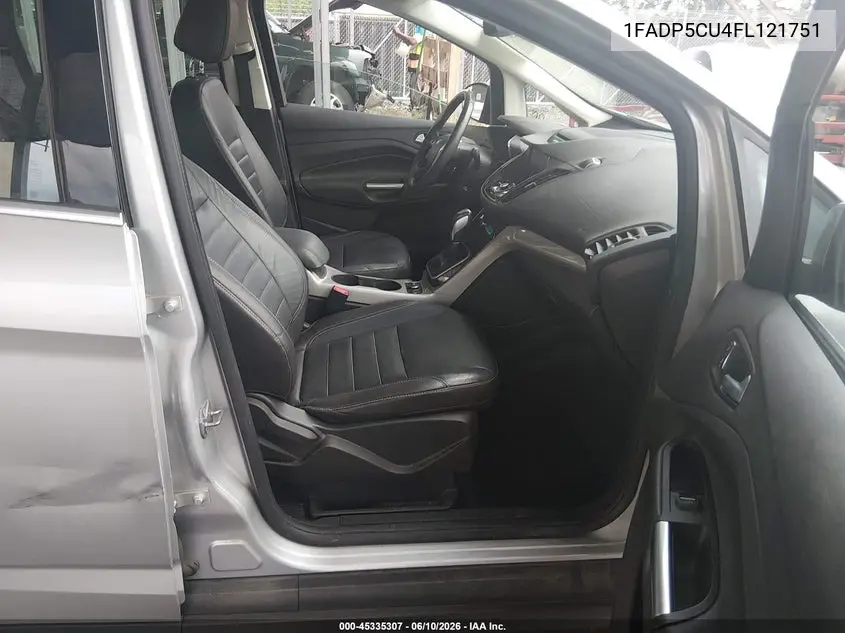 2015 Ford C-Max Energi Sel VIN: 1FADP5CU4FL121751 Lot: 45335307