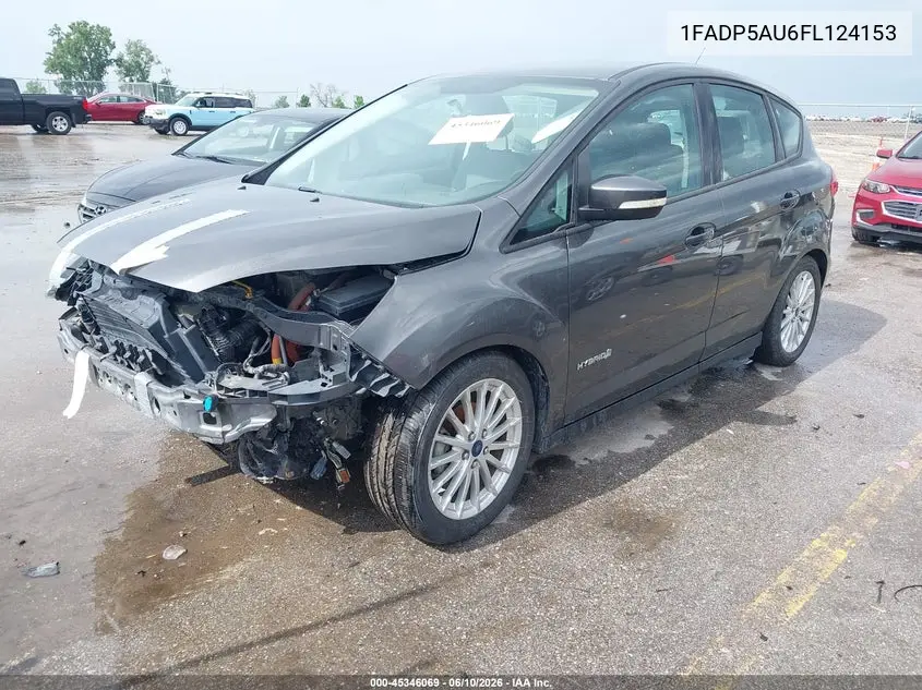 2015 Ford C-Max Hybrid Se VIN: 1FADP5AU6FL124153 Lot: 45346069