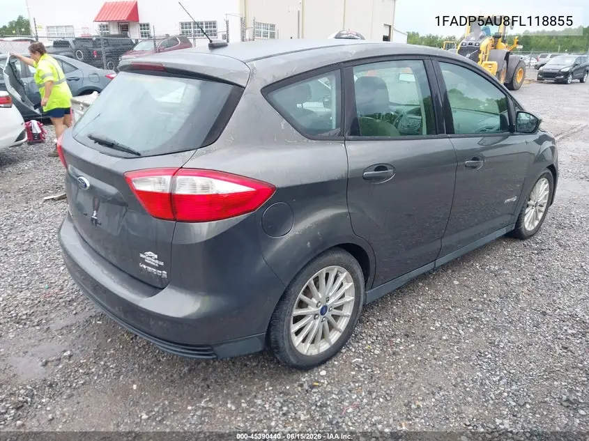 2015 Ford C-Max Hybrid Se VIN: 1FADP5AU8FL118855 Lot: 45390440