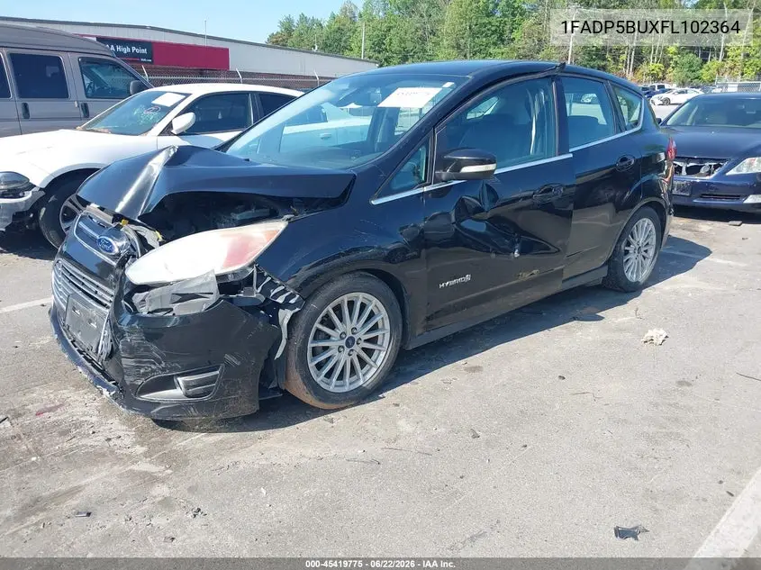 2015 Ford C-Max Hybrid Sel VIN: 1FADP5BUXFL102364 Lot: 45419775
