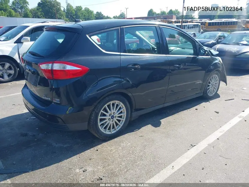 2015 Ford C-Max Hybrid Sel VIN: 1FADP5BUXFL102364 Lot: 45419775