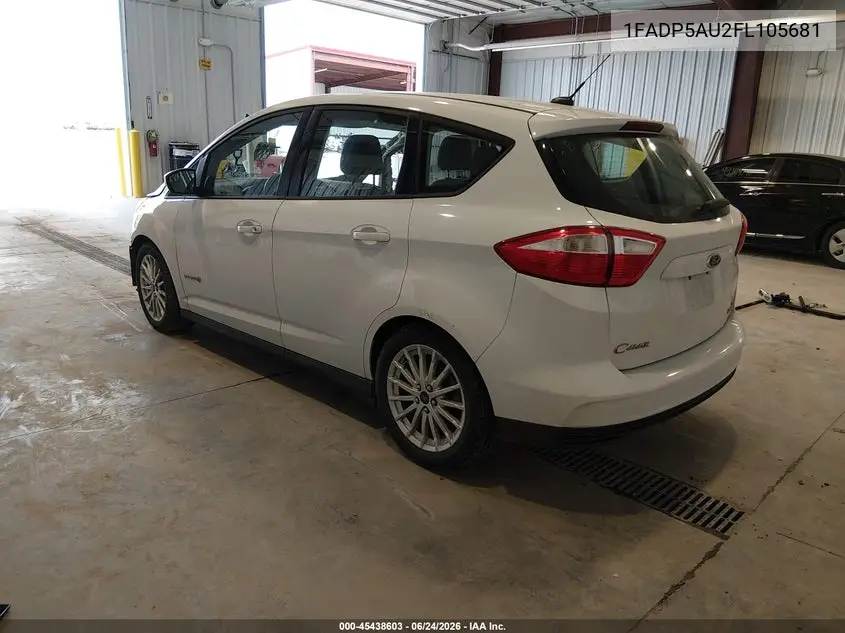 2015 Ford C-Max Hybrid Se VIN: 1FADP5AU2FL105681 Lot: 45438603
