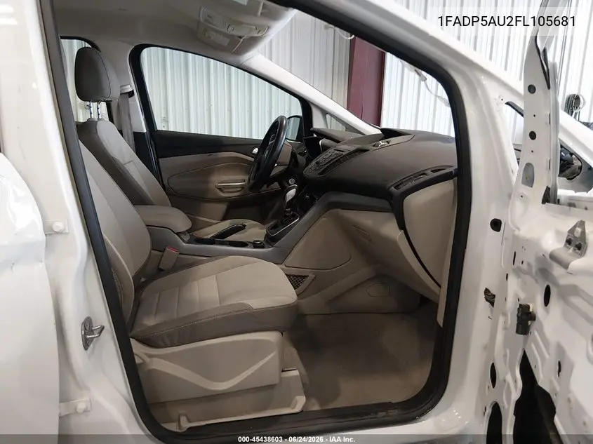 2015 Ford C-Max Hybrid Se VIN: 1FADP5AU2FL105681 Lot: 45438603