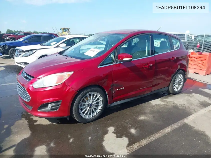 2015 Ford C-Max Hybrid Sel VIN: 1FADP5BU1FL108294 Lot: 45452540