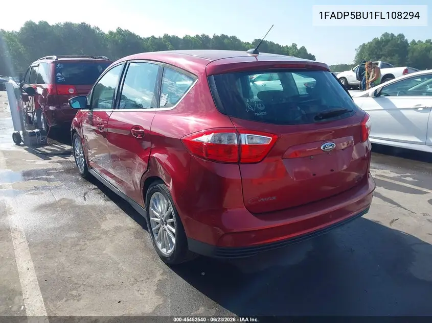 2015 Ford C-Max Hybrid Sel VIN: 1FADP5BU1FL108294 Lot: 45452540