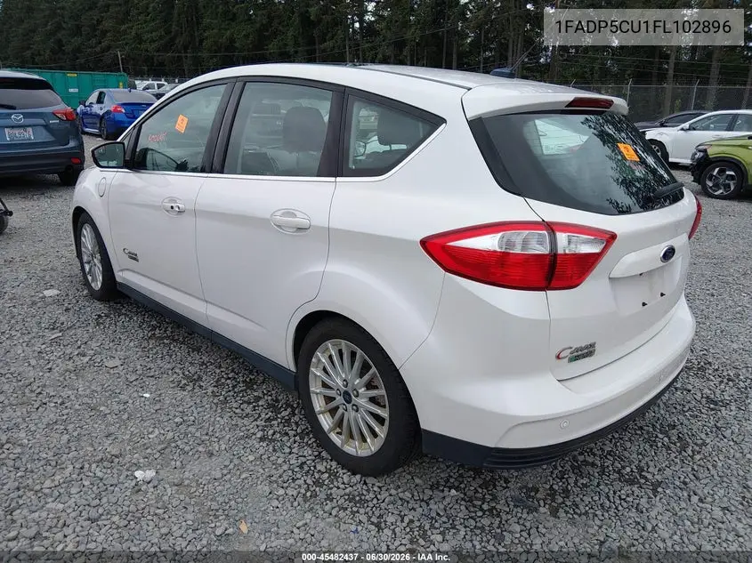 2015 Ford C-Max Energi Sel VIN: 1FADP5CU1FL102896 Lot: 45482437