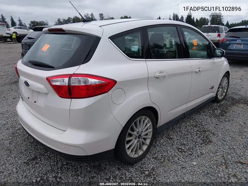 2015 Ford C-Max Energi Sel VIN: 1FADP5CU1FL102896 Lot: 45482437