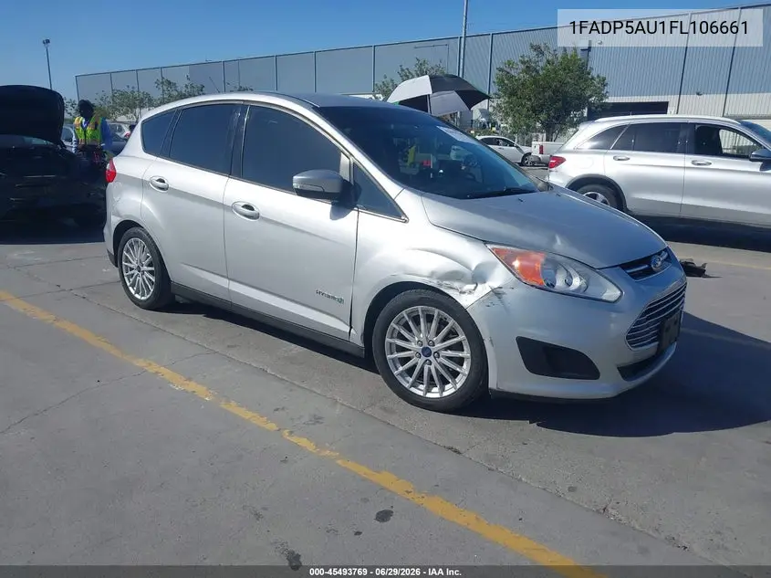 2015 Ford C-Max Hybrid Se VIN: 1FADP5AU1FL106661 Lot: 45493769