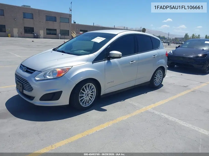 2015 Ford C-Max Hybrid Se VIN: 1FADP5AU1FL106661 Lot: 45493769