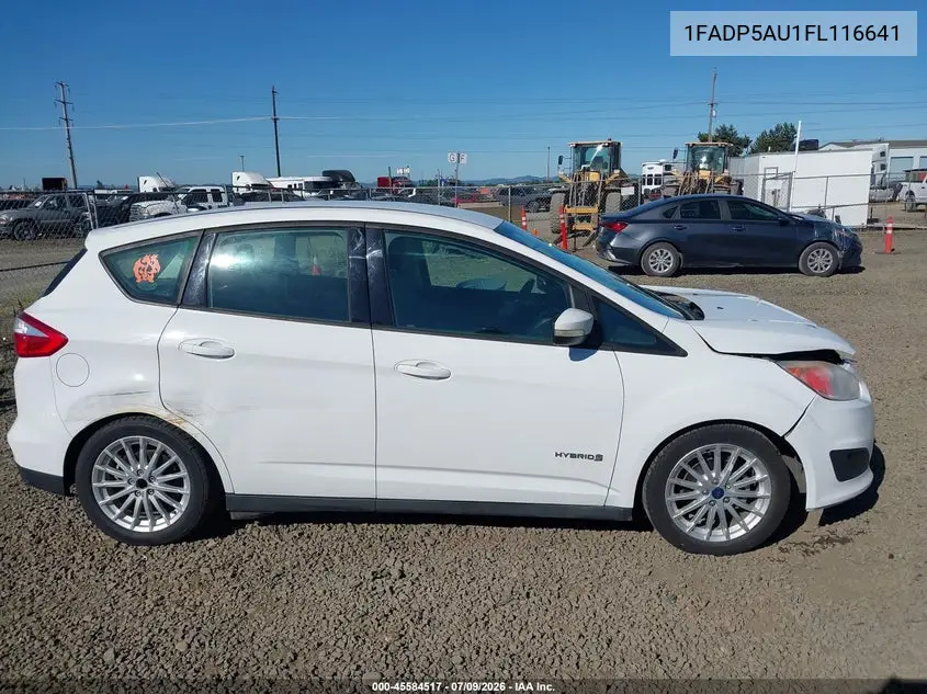 2015 Ford C-Max Hybrid Se VIN: 1FADP5AU1FL116641 Lot: 45584517