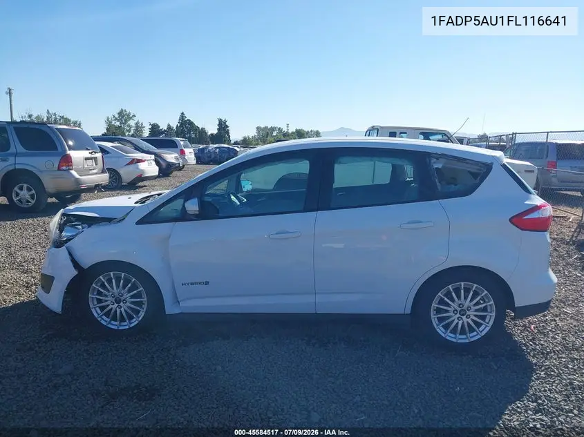 2015 Ford C-Max Hybrid Se VIN: 1FADP5AU1FL116641 Lot: 45584517