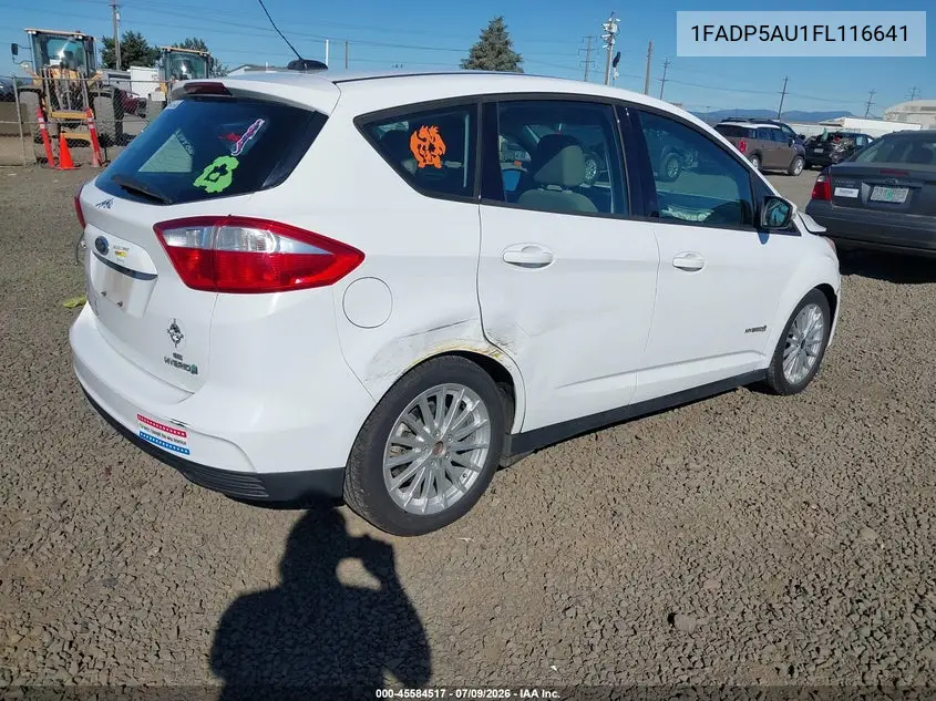 2015 Ford C-Max Hybrid Se VIN: 1FADP5AU1FL116641 Lot: 45584517