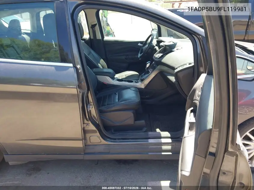 2015 Ford C-Max Hybrid Sel VIN: 1FADP5BU9FL119981 Lot: 45597332