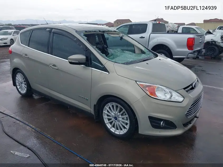 2015 Ford C-Max Hybrid Sel VIN: 1FADP5BU2FL124939 Lot: 45640749