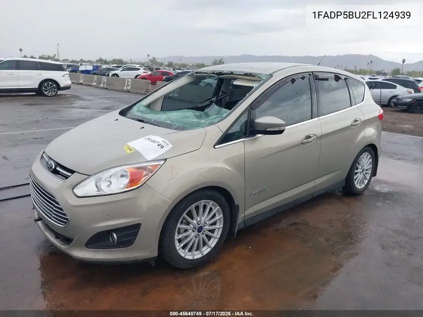 2015 Ford C-Max Hybrid Sel VIN: 1FADP5BU2FL124939 Lot: 45640749