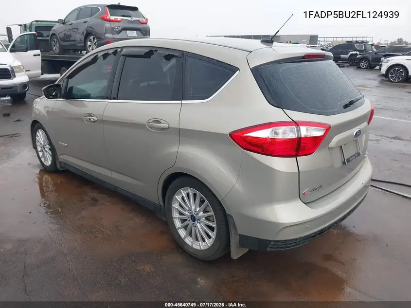 2015 Ford C-Max Hybrid Sel VIN: 1FADP5BU2FL124939 Lot: 45640749