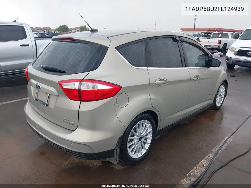 2015 Ford C-Max Hybrid Sel VIN: 1FADP5BU2FL124939 Lot: 45640749