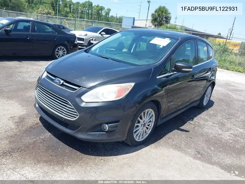 2015 Ford C-Max Hybrid Sel VIN: 1FADP5BU9FL122931 Lot: 45647755