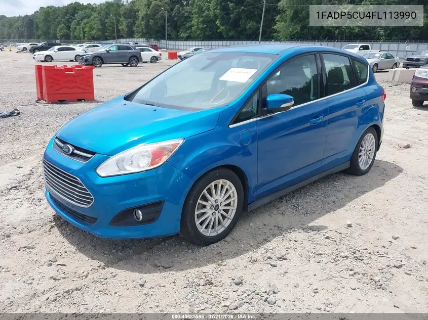 2015 Ford C-Max Energi Sel VIN: 1FADP5CU4FL113990 Lot: 45685595
