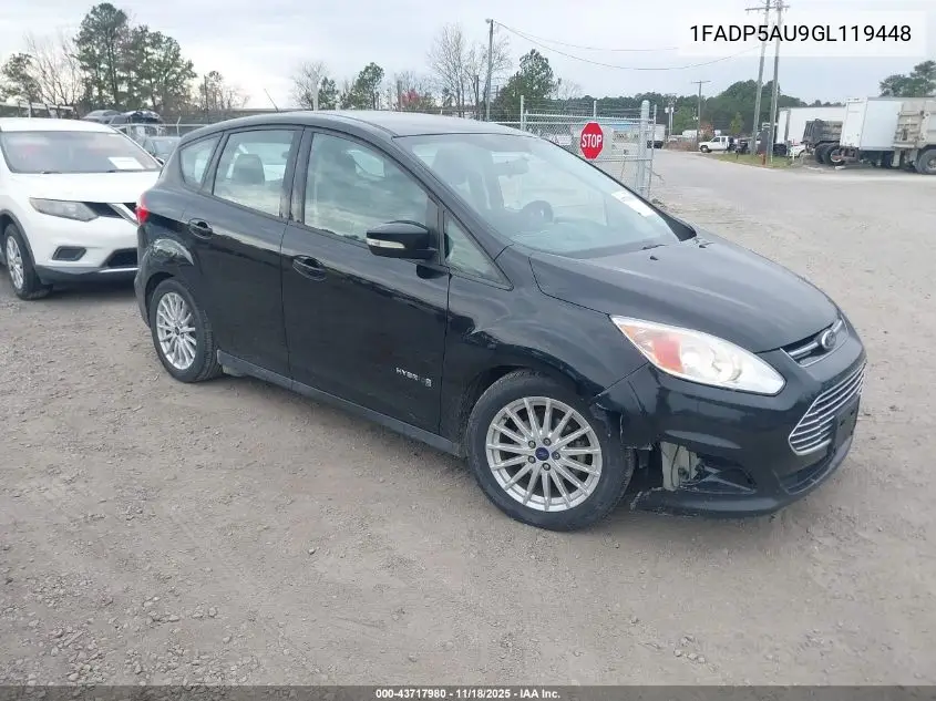 1FADP5AU9GL119448 2016 Ford C-Max Hybrid Se