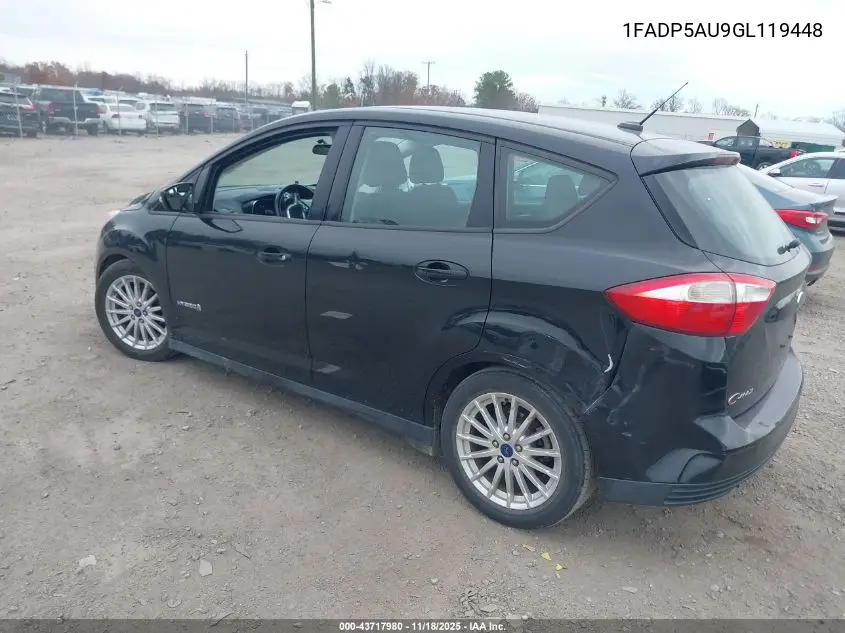 1FADP5AU9GL119448 2016 Ford C-Max Hybrid Se