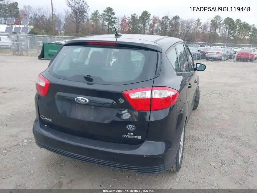 1FADP5AU9GL119448 2016 Ford C-Max Hybrid Se