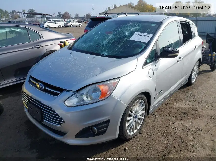 1FADP5CU2GL106022 2016 Ford C-Max Energi Sel