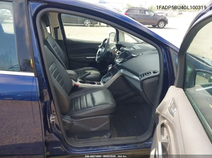 2016 Ford C-Max Hybrid Sel VIN: 1FADP5BU4GL100319 Lot: 45271855
