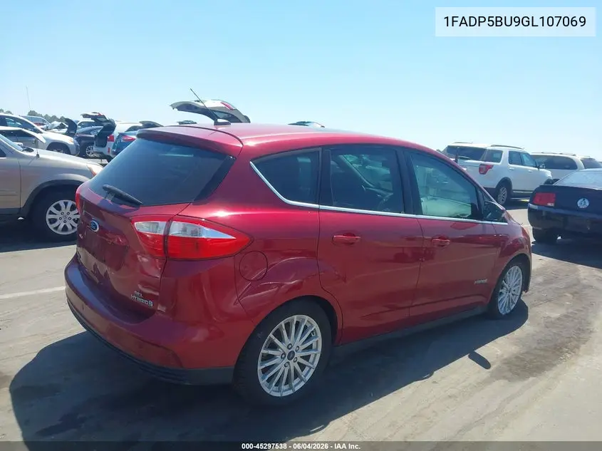 2016 Ford C-Max Hybrid Sel VIN: 1FADP5BU9GL107069 Lot: 45297538